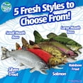 thumbnail image 3 of Peluche Real Planet Fishing Sockeye, salmón, trucha, lubina, 3 of 7