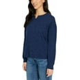 thumbnail image 4 of Buffalo David Bitton Ladies' Knit Long Sleeve Crew Neck Top (Medium, Navy), 4 of 4