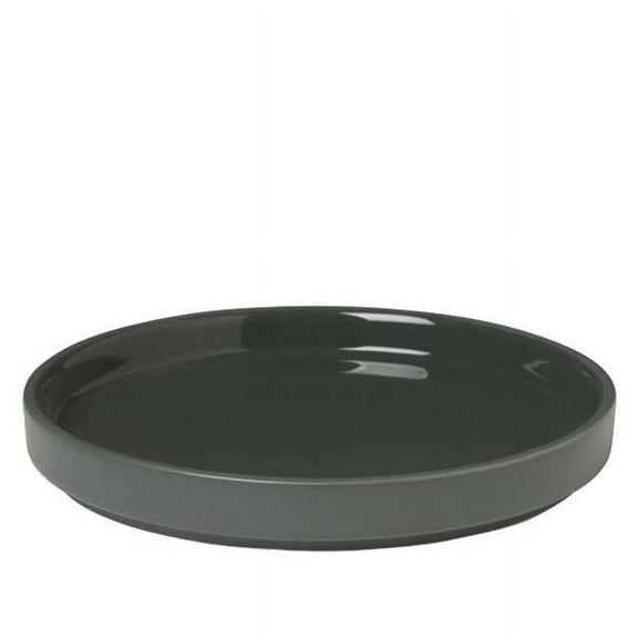 Blomus 63981.4 5.5 in. Pilar Snack Plate, Agave Green - Set of 4