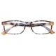 thumbnail image 3 of Gafas de lectura con bloqueo de luz azul, elegantes gafas retro para presbicia para personas mayores con estuche (+200), 3 of 14