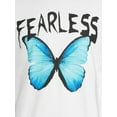 thumbnail image 4 of Humor Men's & Big Men's Fearless Butterfly Graphic T-Shirt, 4 of 5