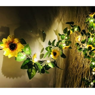 Sunflower Garland Lights