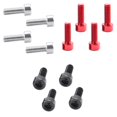 thumbnail image 1 of 12x Aluminio M5 19.3mm Botella Jaula Pernos Soporte Tornillo Rack Tornillos, 1 of 9