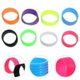 thumbnail image 2 of KAKOWELY 8Pcs Badminton Racket Rings Tennis Racket Silicone Grips Badminton Tennis Nonslip Overgrip Bands,1.06"X0.55"X0.12", 2 of 5