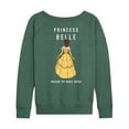 thumbnail image 2 of Disney Princess - Princess Belle - Women's Lightweight French Terry Long Sleeve Shirt, 2 of 5