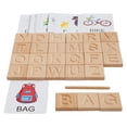 thumbnail image 1 of de aprendizaje tarjetas Flash carta de rompecabezas ABC vista juguetes educativos Montessori ños 3 Salvador Dali tarjetas de memoria flash del alfabeto, 1 of 10