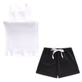 thumbnail image 4 of Freshbabe Kids 2-Piece Casual Outfit, Sleeveless Tank Top and Shorts, Soft Breathable Playwear for Children, Multi-Color Set, 4 of 9