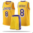 thumbnail image 1 of #8 Kobe Bryant Basketball Jersey Set Lakers Uniform For Kids Adults, 1 of 2
