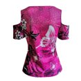 thumbnail image 2 of Womens Athletic Tops Was Out Long Sleeve Womens Summer Tees Tops Loose Fit Football Shirt Women Turtle Neck Long Sleeve Athletic Shirt Women Short Raglan Light Shirts for Pink M, 2 of 4