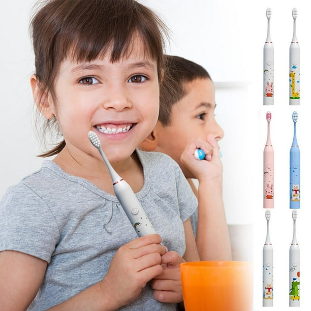 Cepillo de dientes eléctrico con 5 velocidades y carga USB - 31000 VPM para extracción de sarro y blanqueamiento dental - incluye 4 cabezales de cepillo