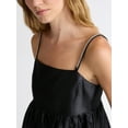 thumbnail image 3 of Scoop Women’s and Women’s Plus Taffeta Maxi Dress with Embellished Straps, Sizes XS-4X, 3 of 3