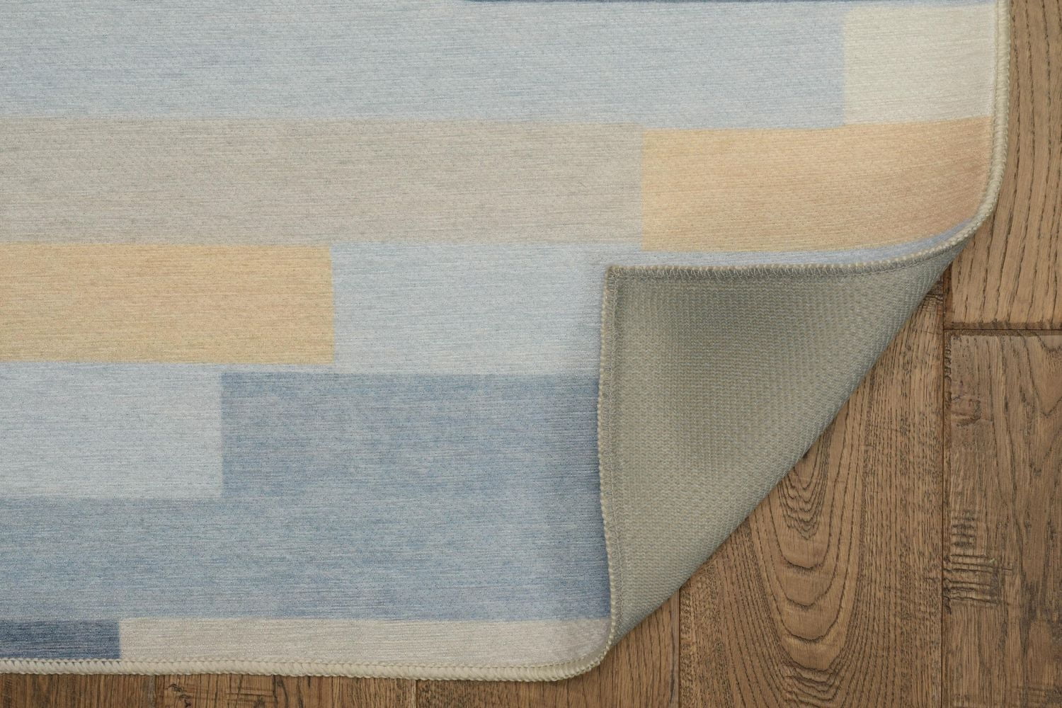 Outdoor Washable Miami Ivory & Blue 7' x 9' Area Rug