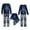 Blue Dad, variant on GRNSHTS Family Christmas Pajamas Matching Sets Long Sleeve Printed Top Pants Sleepwear Holiday PJs for Couples Kids (Red ,Kid 2T)