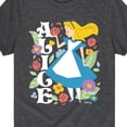thumbnail image 3 of Disney - Alice In Wonderland - Alice Botanical - Toddler & Youth Short Sleeve Graphic T-Shirt, 3 of 5