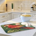 thumbnail image 6 of Dish Drying Mat Kitchen Pad Large Counter Absorbent Dish Mats Drainer Colorful Red Parrot, 6 of 8