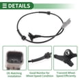 thumbnail image 4 of Unique Bargains ABS Wheel Speed Sensor ABS Sensor Anti-lock Braking System Sensor No.9659058280 for Peugeot 307 2007-2013 Front Left Front Right, 4 of 7