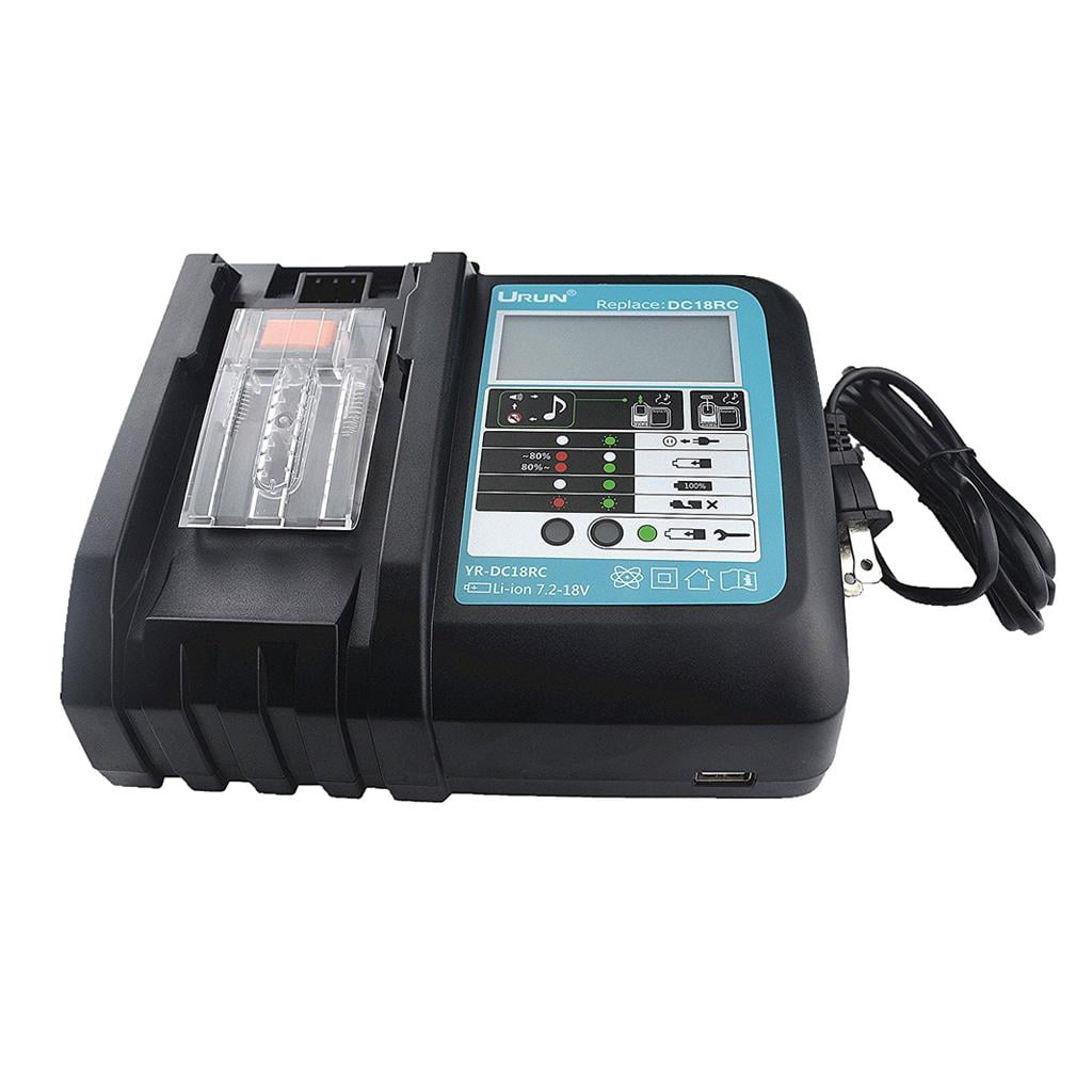 14.4V-18V for Makita DC18RC LCD Lithium ion Charger for BL1830 BL1845 BL1860