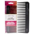 thumbnail image 1 of Fluff Carbon Comb High Heat Resistant 6.25 by SalonChic for Unisex - 1 Pc Comb, 1 of 2