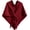 Burgundy, variant on Knitted Pashmina Shawl Wrap for Women,Shawl Wraps For Women Pashmina Wraps Knitted Wool Shawls Sweater Shawl Scarf Shrug Cardigan