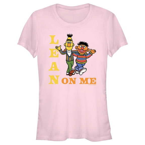 Junior's Sesame Street Bert and Ernie Lean On Me Graphic T-Shirt