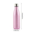 thumbnail image 3 of Double Wall Vacuum Insulated Stainless Steel Water Bottle, 12H Hot 24H Cold Keep Temperature, Leak Proof Travel Mug for Car, Gym, Office, Gift Idea in Pink, 3 of 6