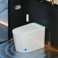 thumbnail image 2 of Smart Toilet w/ Built-in Bidet, Heated Seat, Night Light, Tankless, UV, Soft Close, Dryer, Foot Sensor, Auto Lid&Seat, 2 of 9
