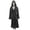 Gray, variant on AMITOFO Women's Hooded Plush Robe – Soft Warm Fleece Long Bathrobe, Cozy Spa Housecoat with Pockets