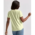 thumbnail image 3 of Hanes Short Sleeve Tee T-Shirt Crewneck Womens Originals    100% Cotton Relaxed Fit, 3 of 6