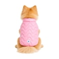 thumbnail image 5 of Oodles Quilted Fall Puffer Dog Jacket, Pink, Small, 5 of 10