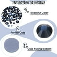 thumbnail image 4 of 400 Pcs Strass Hotfix Cristales de Vidrio con Bolsa Transparente Kit de Arte de Uñas para Manualidades Ropa Decoración DIY 5 Tamaños (Conjunto SS6-SS20, Azul Profundo), 4 of 6