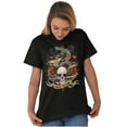 thumbnail image 3 of Love Kills Trust No One Skull Tattoo Plus Size Crewneck Graphic Tee Shirt Brisco Brands 5X, 3 of 5