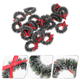 thumbnail image 5 of 20 Pcs Christmas Wreath Decoration Dollhouse Mini Holiday Wreaths Iron Hanging Garland, 5 of 5