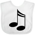 thumbnail image 3 of Inktastic Music Notes Musician Gift Boys or Girls Baby Bib, 3 of 4