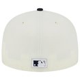thumbnail image 4 of Men's New Era Stone/Navy New York Yankees Retro 59FIFTY Fitted Hat, 4 of 6