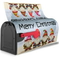 thumbnail image 2 of Christmas Gnome Welcome Farmhouse Mailbox Covers, Magnetic Post Box Cover Wraps Large Size 25.5x21 Inches for Garden Yard Decor, 2 of 6