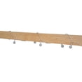 thumbnail image 5 of Full Size Floor Bed for Kids: Wood Montessori Bed with Fence Guardrail, Full House Bed Frame with LED & Window Design for Boys Girls - Natural, 5 of 9