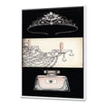 thumbnail image 1 of Lustre, Parfum et Diadème Glamour - Toile Encadrée à la Mode, 1 of 3