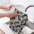 thumbnail image 6 of Disketp Color Tractor Waffle Weave Kitchen Dish Cloth,Super Absorbent Kitchen Dish Towels 16*26 Inches for Dish Rags Washing Dishes, Drying Dishes, 6 of 7