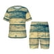 thumbnail image 1 of Balery Retro Wooden Conjunto de Pijama Infantil de Manga Corta con Estampado – Ropa de Dormir de Algodón Suave-3X-Large, 1 of 6