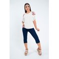 thumbnail image 2 of Blusa Blanca Con Detalle Bordado Blanca Mundo Terra 026264, 2 of 3