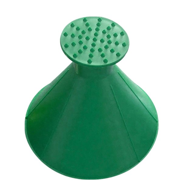 Ndcxsfigh Herramienta Cono Descongelador para Quitar La Nieve Y El Hielo Del Parabrisas Del Coche Herramienta Limpieza para El Coche (verde Alto)