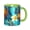 Green, variant on Pink Dinosaur Coffee Mug Fun Custom Ceramic Mugs 11oz Pink