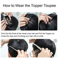 thumbnail image 4 of Perruque pour Hommes, Clip Toupee, Postiche, Perruque pour Usage Quotidien, 4 of 6