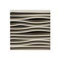 thumbnail image 2 of FASÄDE Waves Decorative Vinyl Backsplash Panel in Brushed Nickel (6X6 Inch Sample), 2 of 3