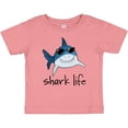 thumbnail image 3 of Inktastic Shark Life Fun Shark With Sunglasses Boys or Girls Baby T-Shirt, 3 of 5