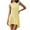 Yellow, variant on yillto Women's Tube Ruched Mini Dress Strapless Ruffle Hem Party Clubwear Sleeveless Short Dresses