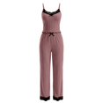 thumbnail image 6 of Gkeoshab Women Pajama Sets Women Striped Ribbed Two Piece Camisole Lounge Sets Lace Trim Tank Top & Long Pants Fashion Tie Dye Pajama Set Breathable Loungewear, 6 of 6
