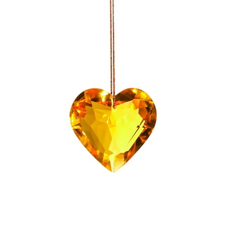 

Hanging Heart Handicraft Hanging Peach Heart Craft Jewelry Accessories Chandelier Decoration Lighting Window Pendant