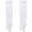 white, variant on 1 Pair Black Strap Mesh Leg Warmers Breathable Long Leg Covers for Ballet Yoga One Size