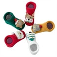 thumbnail image 5 of Toddler Kids Fuzzy Christmas Socks Baby Winter Slipper Socks Non Skid Socks for Girl Boy Baby Christmas Socks Fluffy Socks, 5 of 6